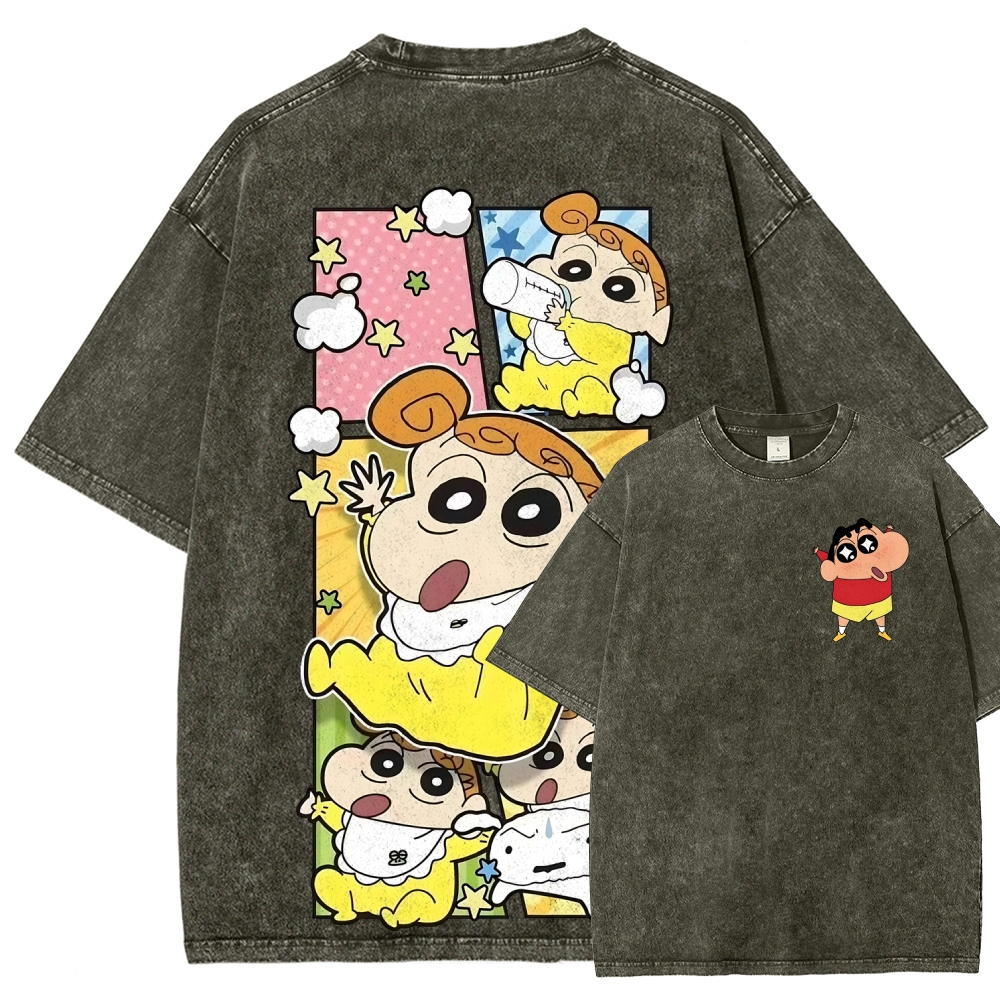 Crayon Shin-chan | Unisex Fit Washed T-Shirt