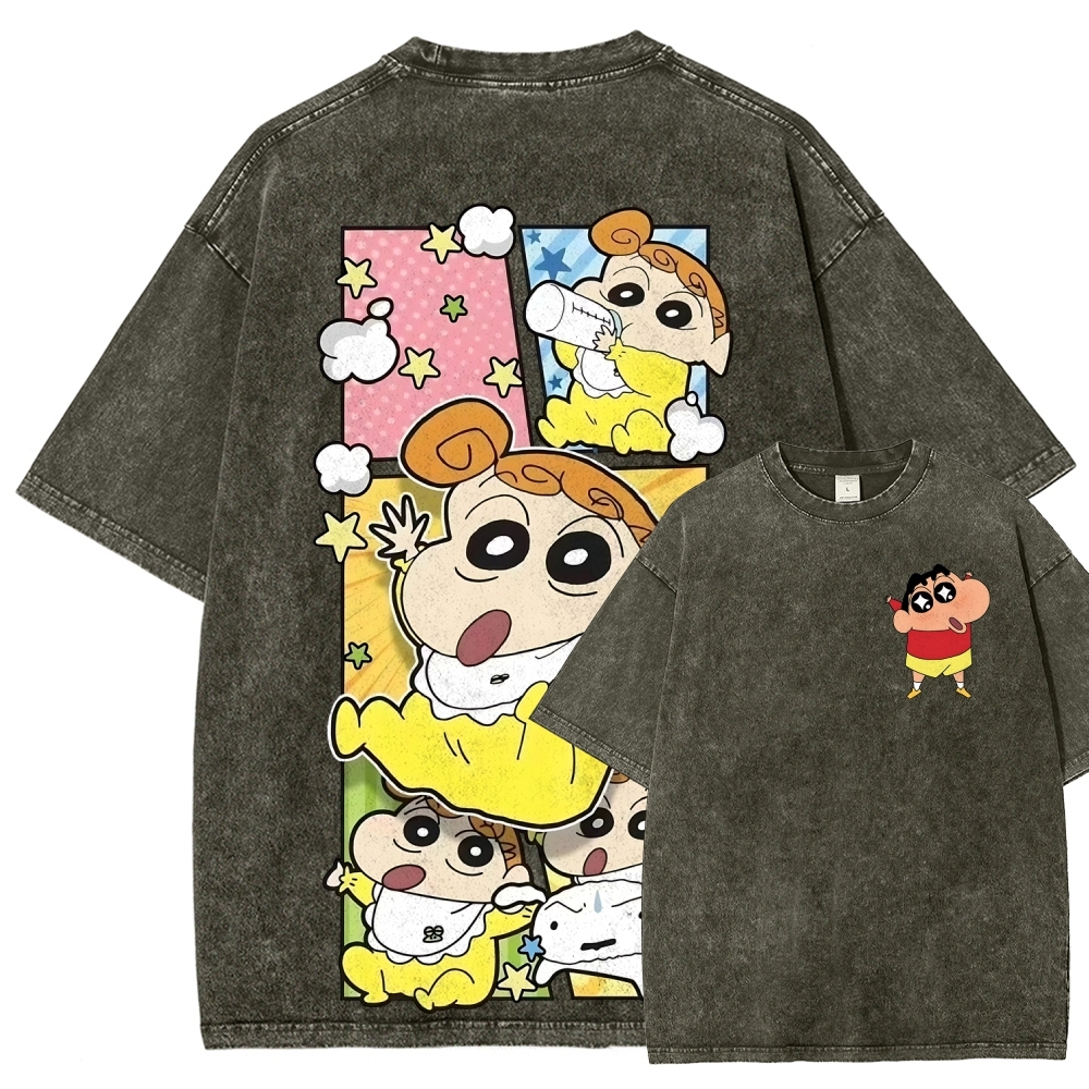 Crayon Shin-chan | Unisex Fit Washed T-Shirt