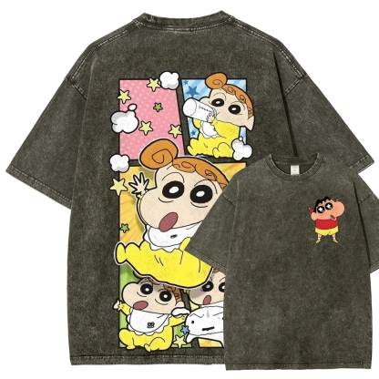 Crayon Shin-chan | Unisex Fit Washed T-Shirt