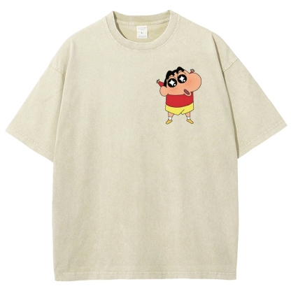 Crayon Shin-chan | Unisex Fit Washed T-Shirt