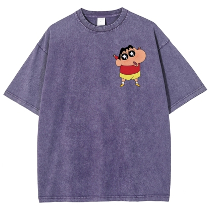 Crayon Shin-chan | Unisex Fit Washed T-Shirt