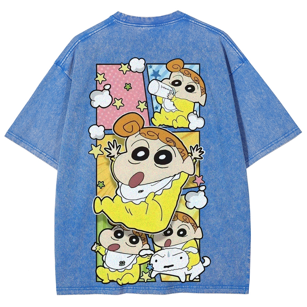 Crayon Shin-chan | Unisex Fit Washed T-Shirt
