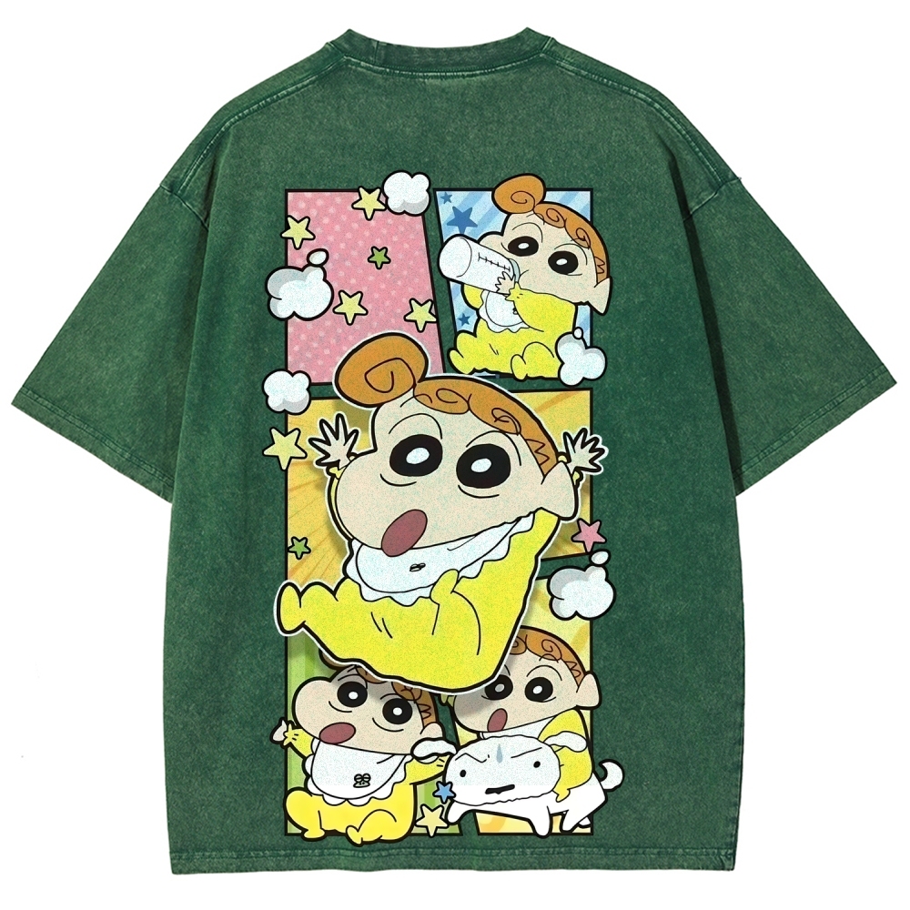 Crayon Shin-chan | Unisex Fit Washed T-Shirt