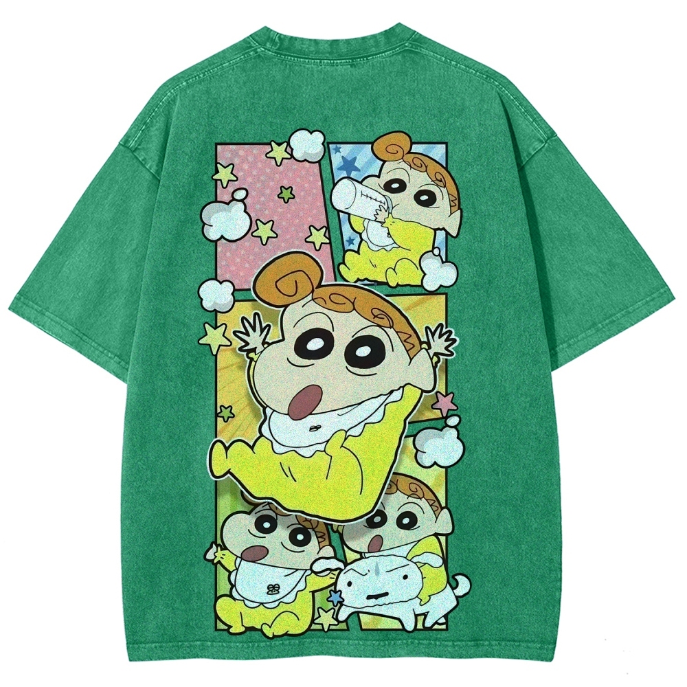 Crayon Shin-chan | Unisex Fit Washed T-Shirt