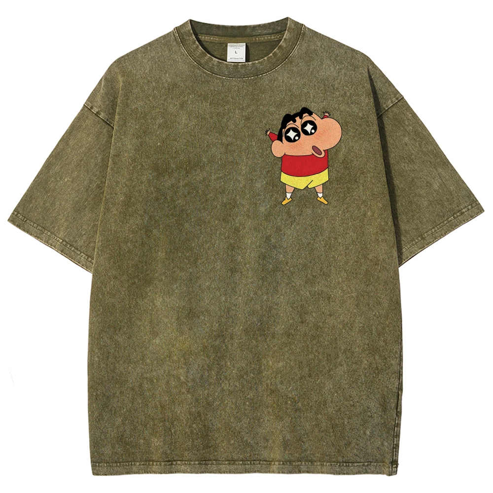 Crayon Shin-chan | Unisex Fit Washed T-Shirt