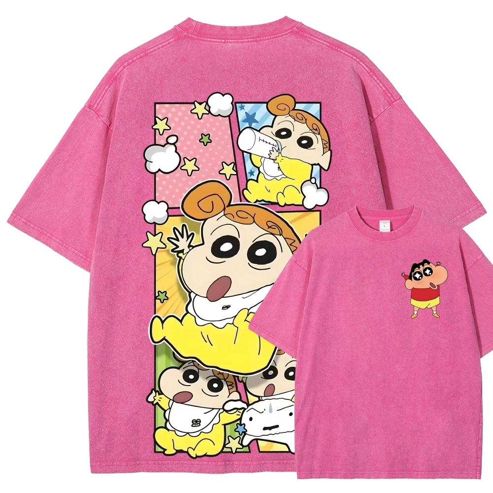 Crayon Shin-chan | Unisex Fit Washed T-Shirt