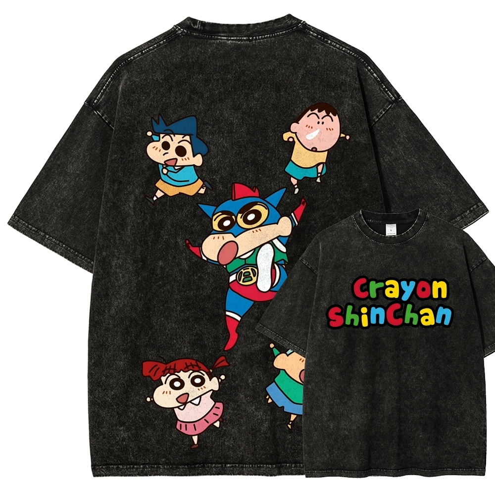 Crayon Shin-chan | Unisex Fit Washed T-Shirt