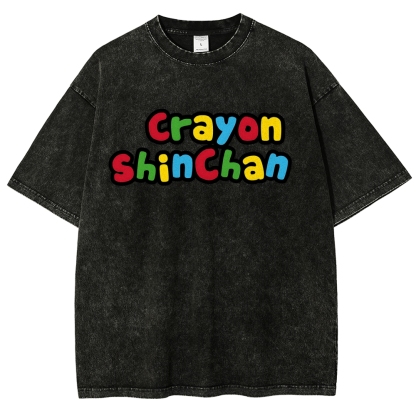 Crayon Shin-chan | Unisex Fit Washed T-Shirt