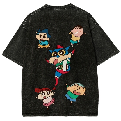 Crayon Shin-chan | Unisex Fit Washed T-Shirt