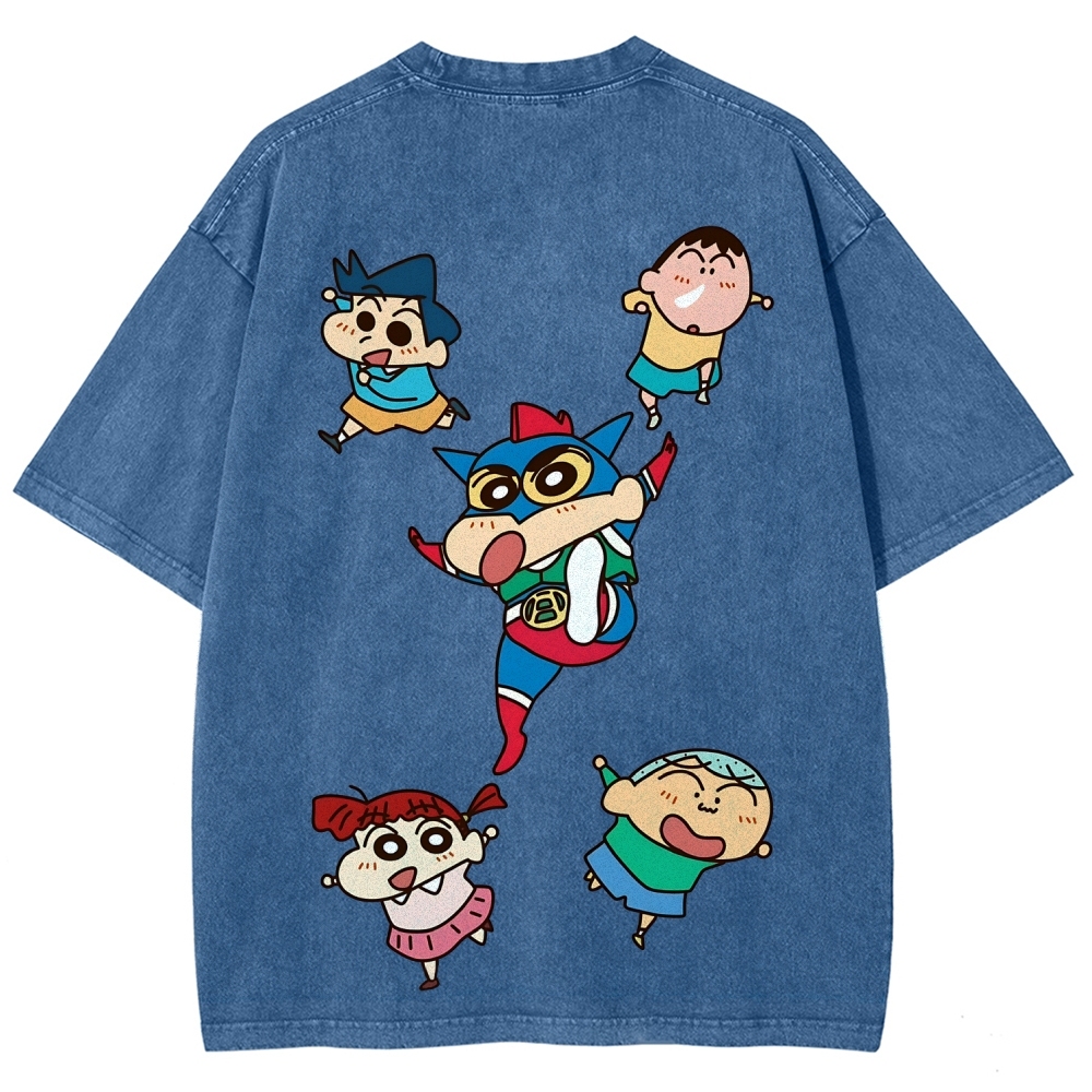Crayon Shin-chan | Unisex Fit Washed T-Shirt