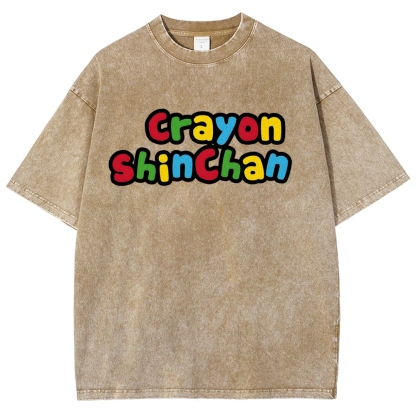 Crayon Shin-chan | Unisex Fit Washed T-Shirt