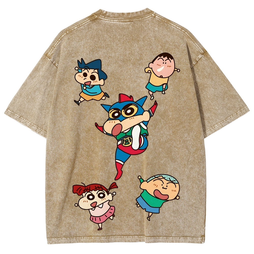 Crayon Shin-chan | Unisex Fit Washed T-Shirt