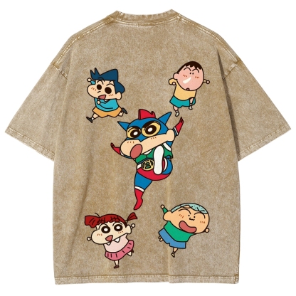 Crayon Shin-chan | Unisex Fit Washed T-Shirt