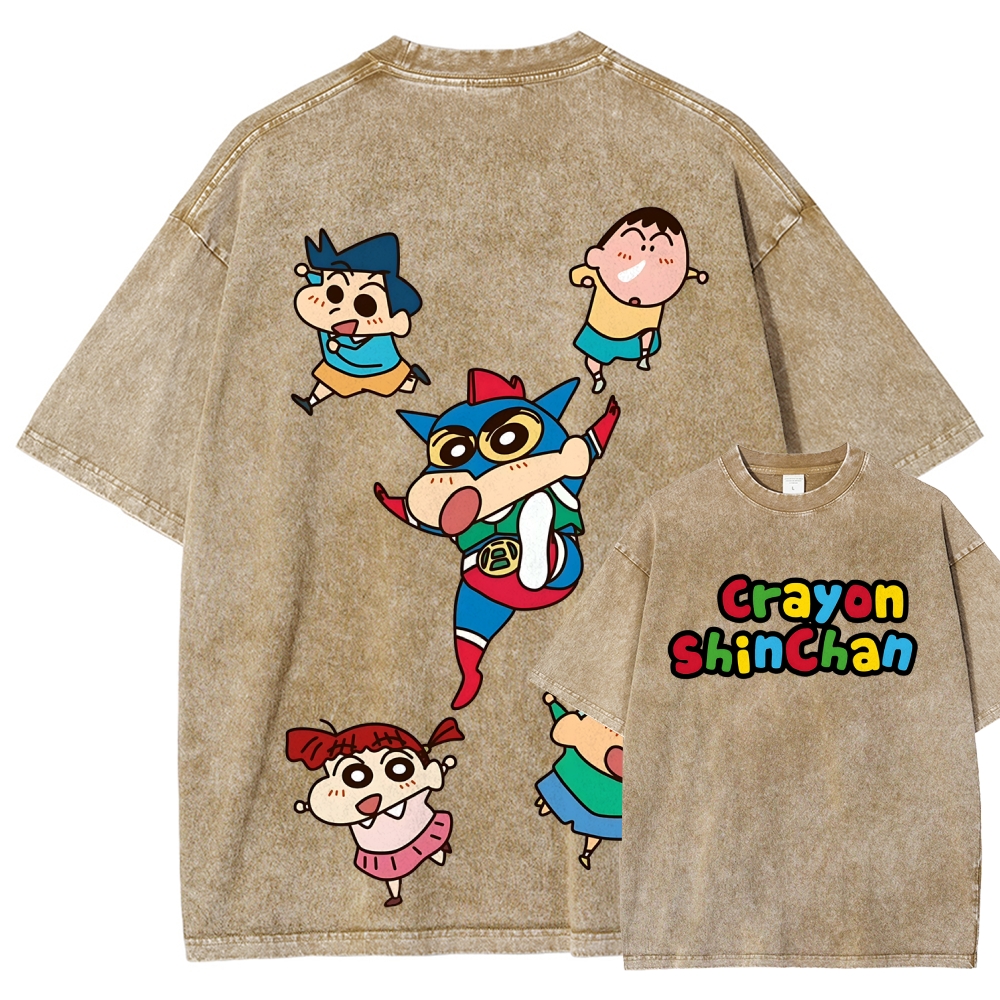 Crayon Shin-chan | Unisex Fit Washed T-Shirt