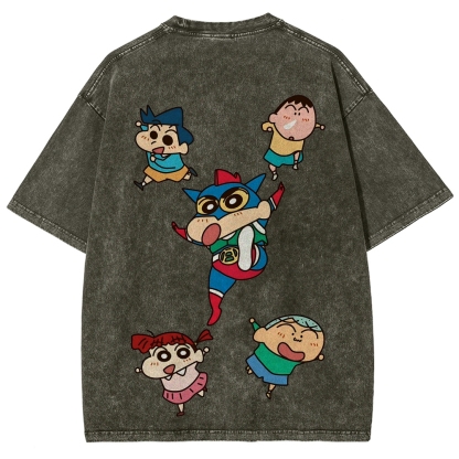 Crayon Shin-chan | Unisex Fit Washed T-Shirt