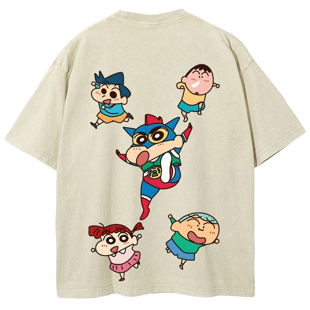 Crayon Shin-chan | Unisex Fit Washed T-Shirt