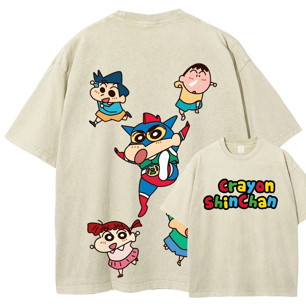 Crayon Shin-chan | Unisex Fit Washed T-Shirt