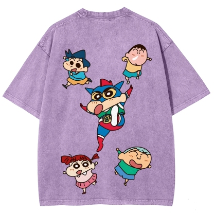 Crayon Shin-chan | Unisex Fit Washed T-Shirt