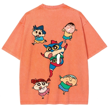 Crayon Shin-chan | Unisex Fit Washed T-Shirt