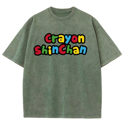 Crayon Shin-chan | Unisex Fit Washed T-Shirt
