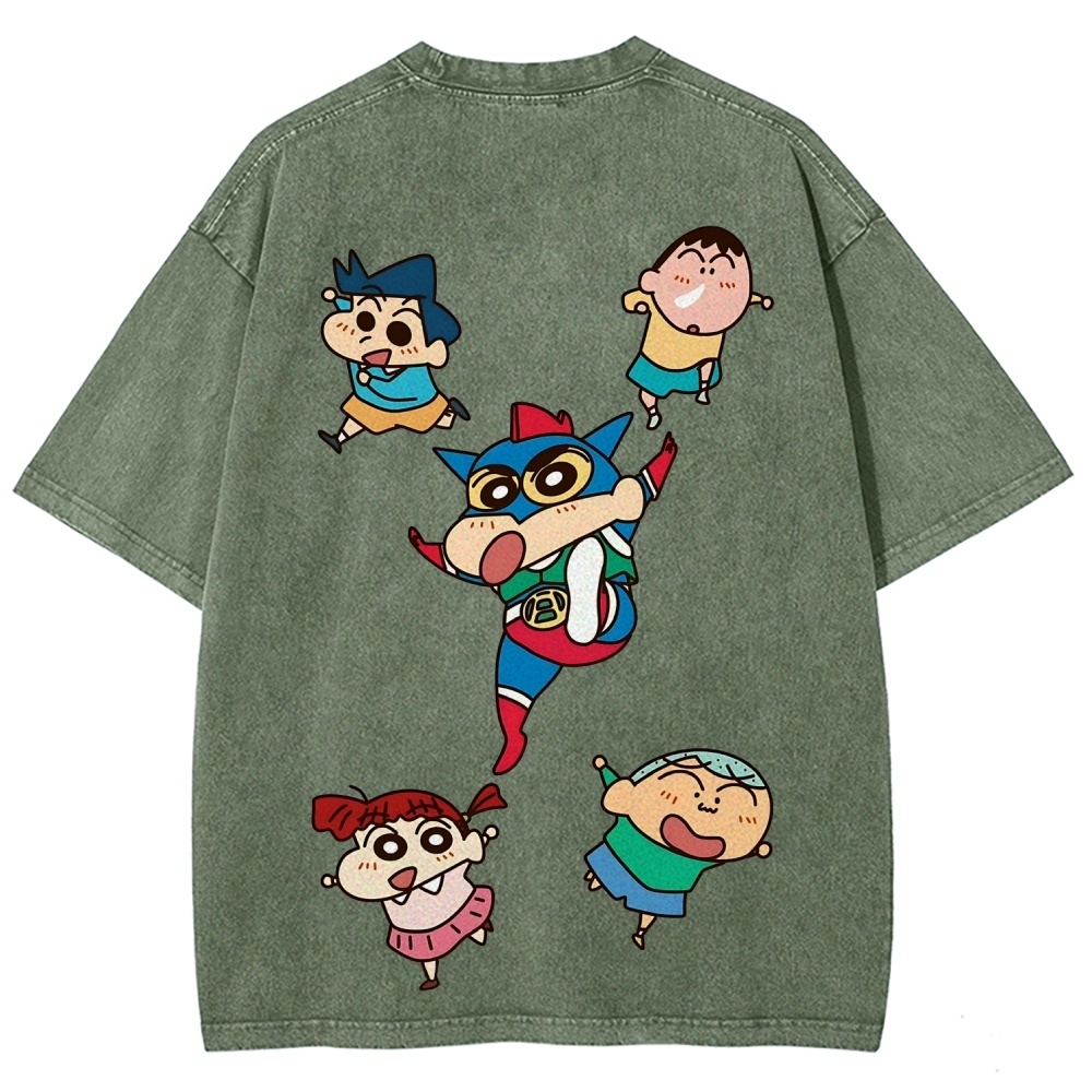 Crayon Shin-chan | Unisex Fit Washed T-Shirt