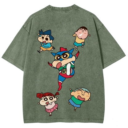 Crayon Shin-chan | Unisex Fit Washed T-Shirt