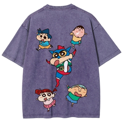 Crayon Shin-chan | Unisex Fit Washed T-Shirt
