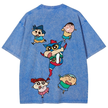 Crayon Shin-chan | Unisex Fit Washed T-Shirt