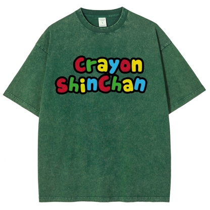 Crayon Shin-chan | Unisex Fit Washed T-Shirt