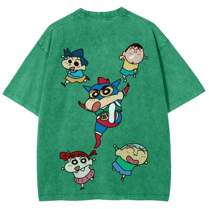 Crayon Shin-chan | Unisex Fit Washed T-Shirt