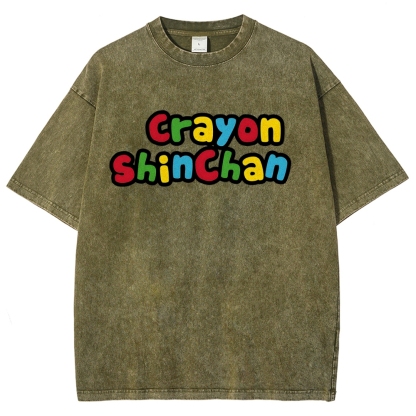 Crayon Shin-chan | Unisex Fit Washed T-Shirt