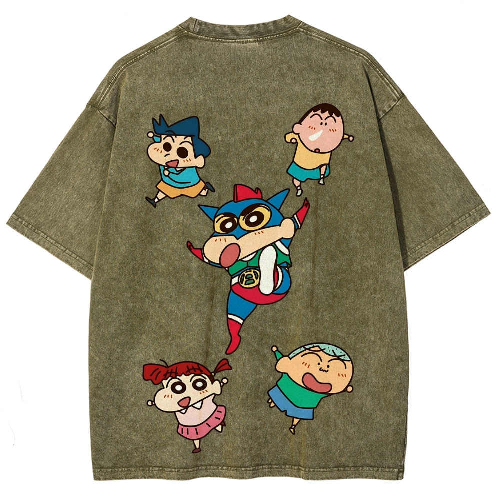 Crayon Shin-chan | Unisex Fit Washed T-Shirt