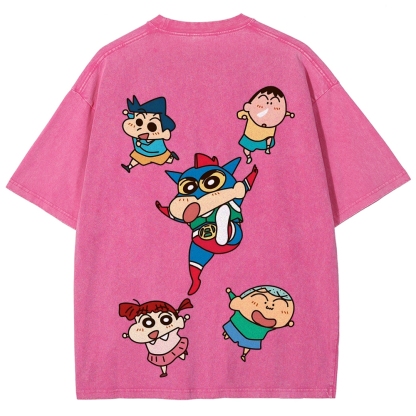 Crayon Shin-chan | Unisex Fit Washed T-Shirt