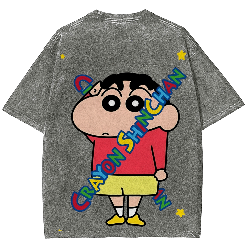 Crayon Shin-chan | Unisex Fit Washed T-Shirt