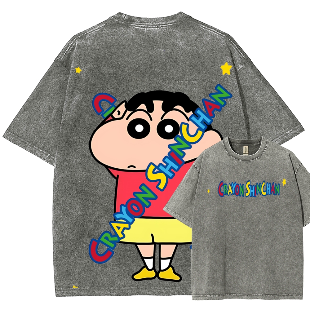 Crayon Shin-chan | Unisex Fit Washed T-Shirt