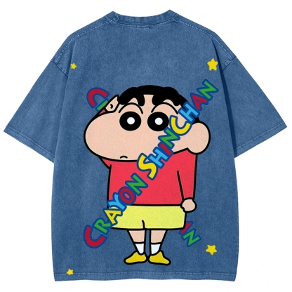 Crayon Shin-chan | Unisex Fit Washed T-Shirt