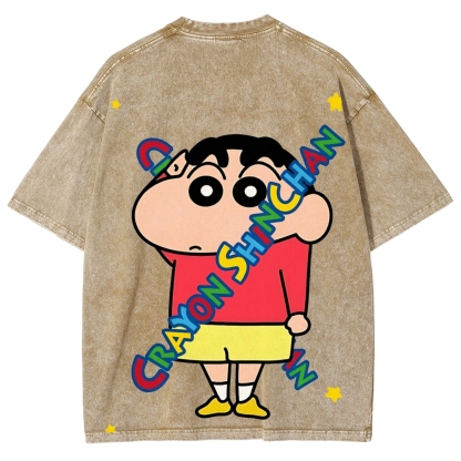 Crayon Shin-chan | Unisex Fit Washed T-Shirt