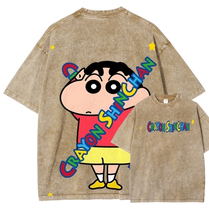 Crayon Shin-chan | Unisex Fit Washed T-Shirt