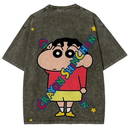 Crayon Shin-chan | Unisex Fit Washed T-Shirt
