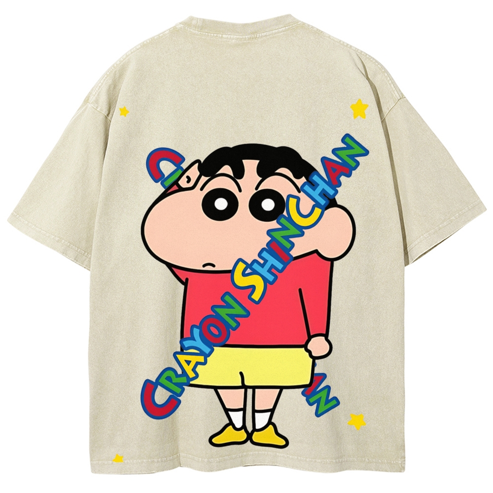 Crayon Shin-chan | Unisex Fit Washed T-Shirt