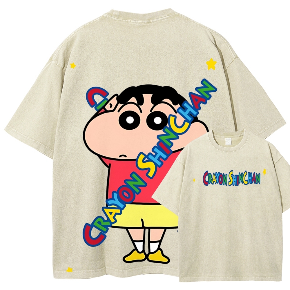 Crayon Shin-chan | Unisex Fit Washed T-Shirt