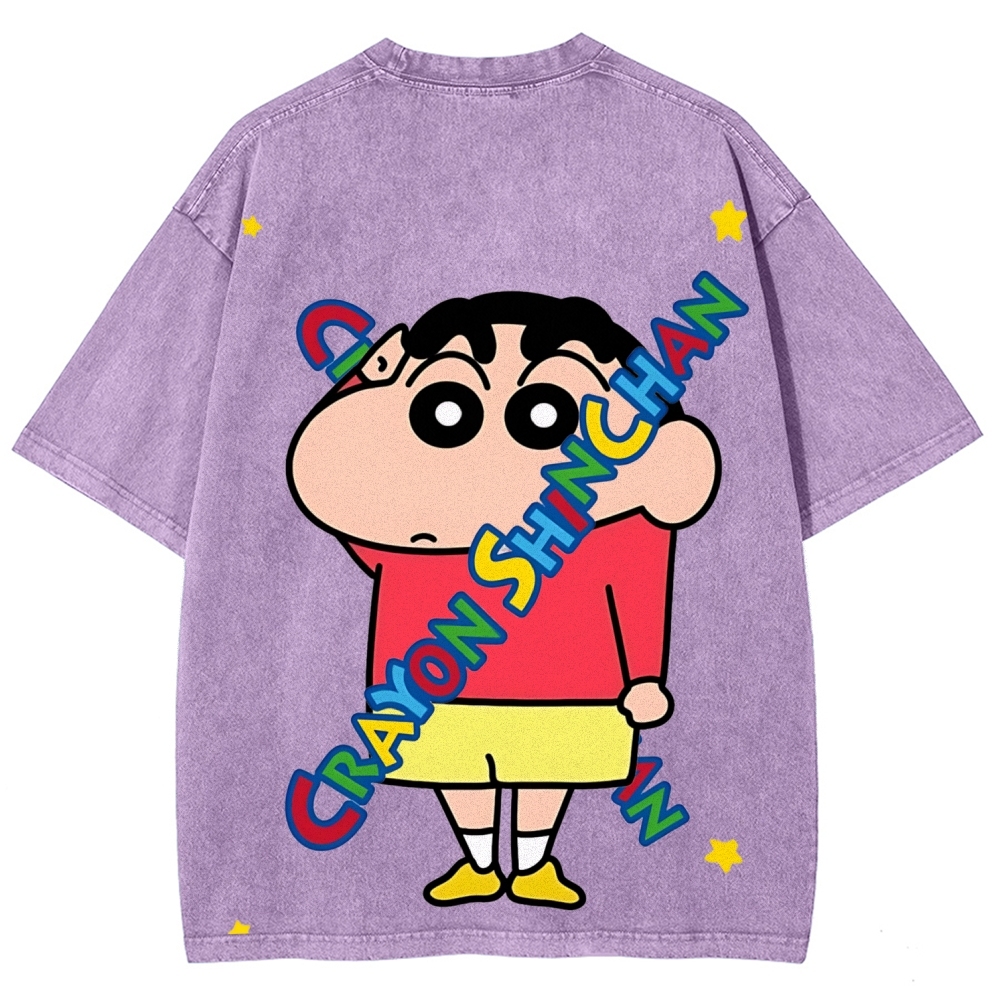 Crayon Shin-chan | Unisex Fit Washed T-Shirt