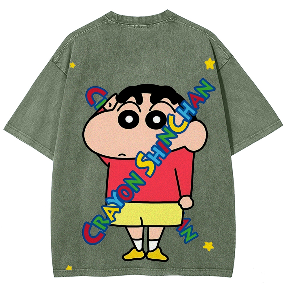 Crayon Shin-chan | Unisex Fit Washed T-Shirt