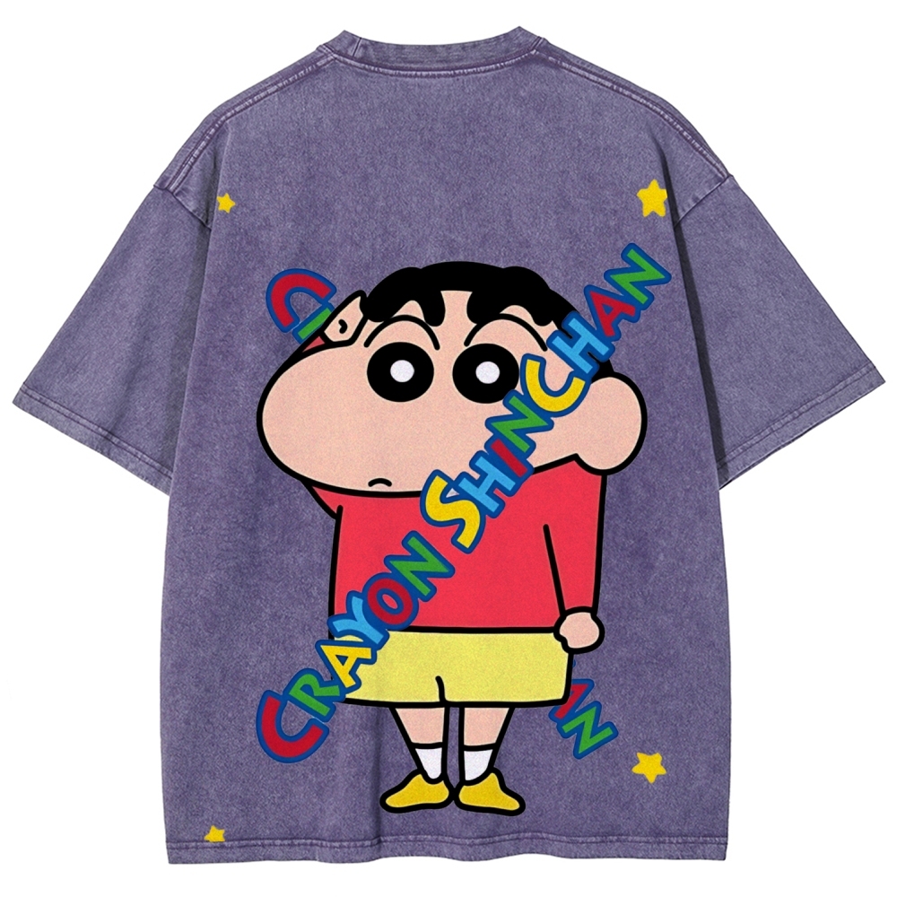 Crayon Shin-chan | Unisex Fit Washed T-Shirt