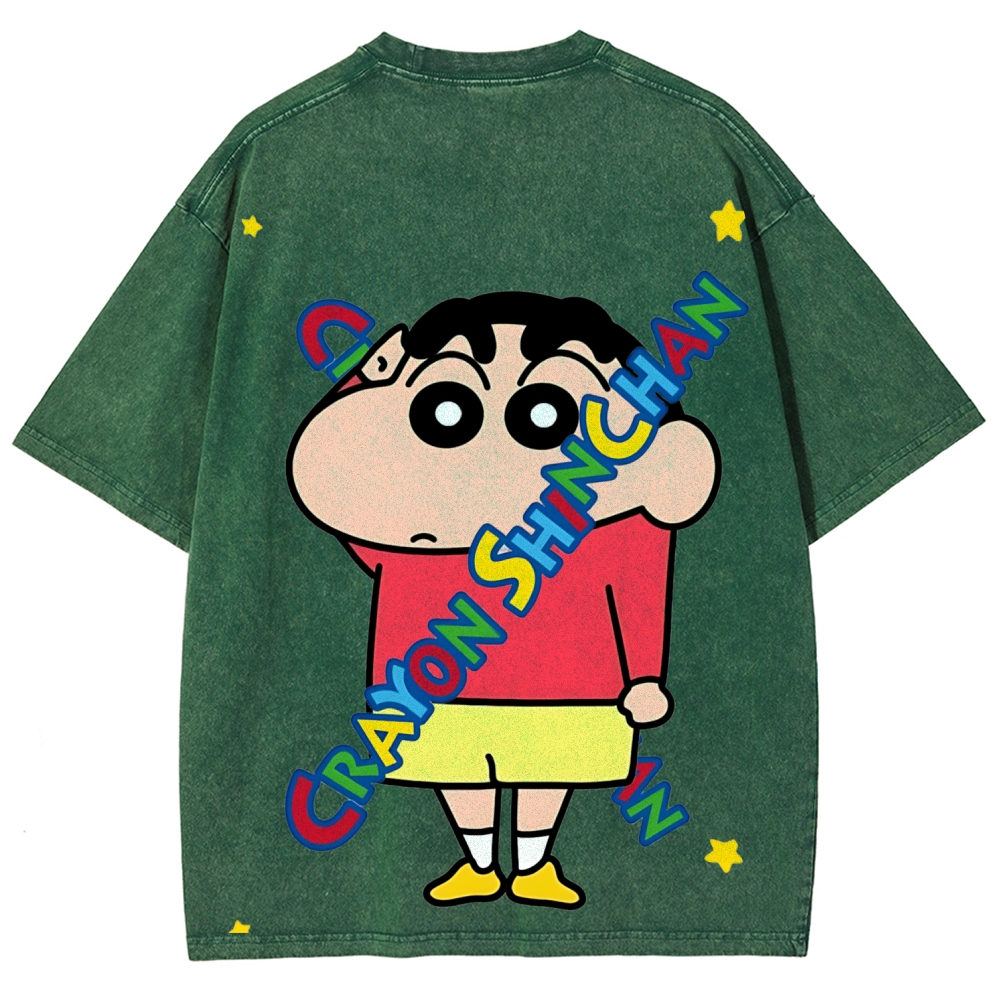 Crayon Shin-chan | Unisex Fit Washed T-Shirt