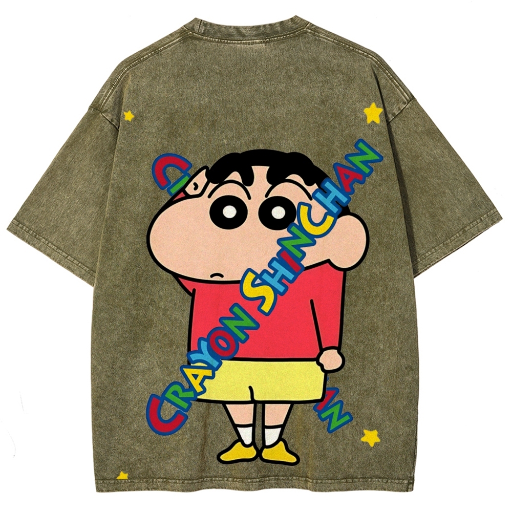 Crayon Shin-chan | Unisex Fit Washed T-Shirt