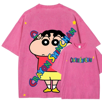 Crayon Shin-chan | Unisex Fit Washed T-Shirt