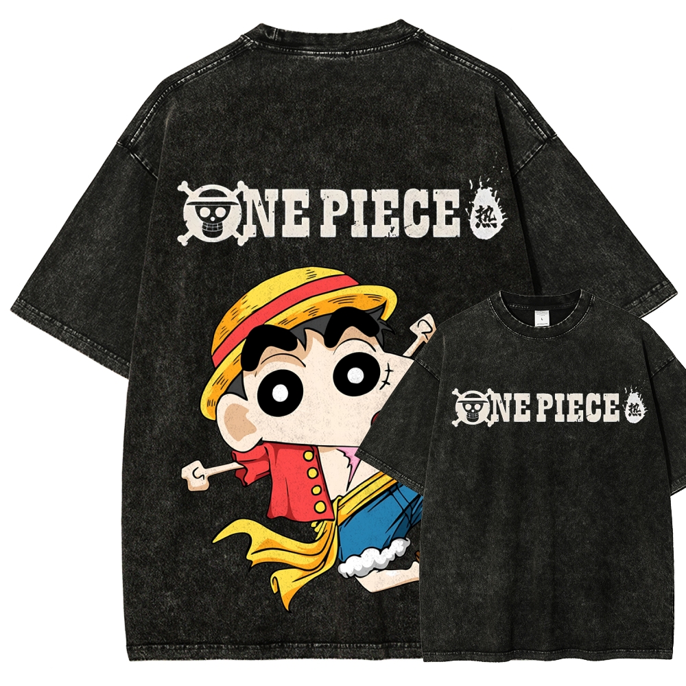 Crayon Shin-chan | Unisex Fit Washed T-Shirt 
