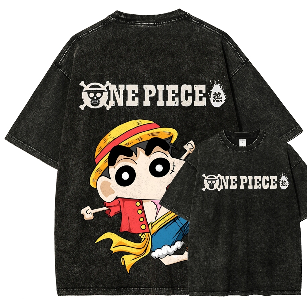 Crayon Shin-chan | Unisex Fit Washed T-Shirt 
