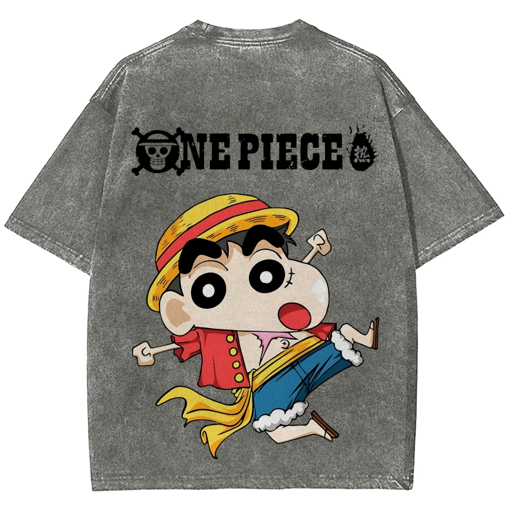 Crayon Shin-chan | Unisex Fit Washed T-Shirt 